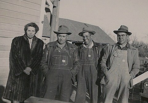 Maude [Black] Bates, and Robert, Carl, and LeRoy 
